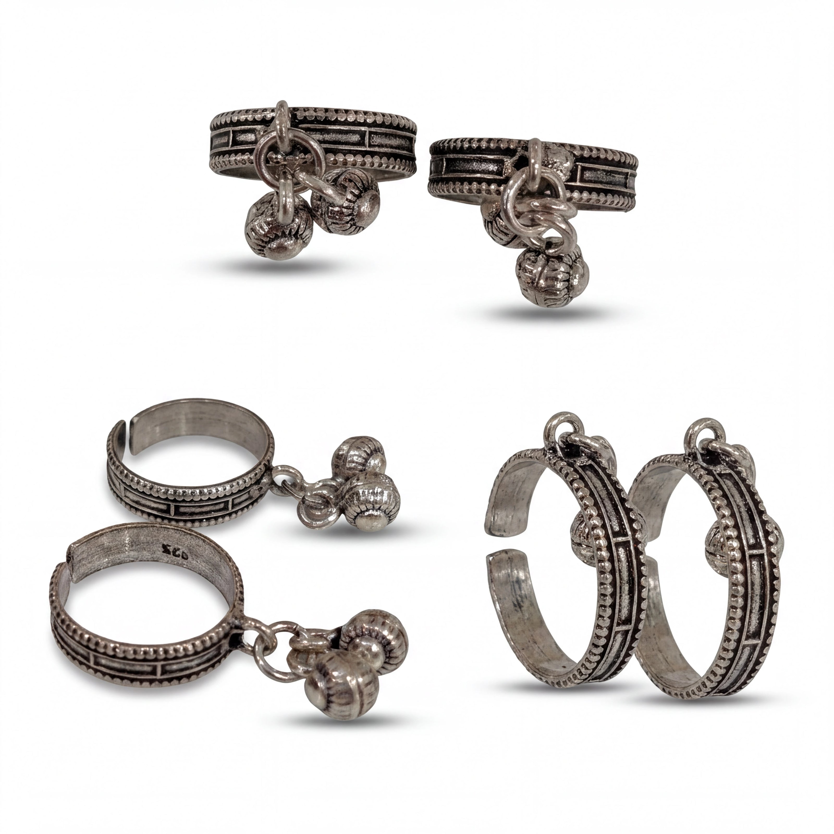 Antique Tribal Toe Rings — 4