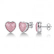 Pink Heart Studs — 4