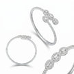 Triple Halo CZ Set — 4