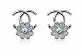 CZ Floral Studs