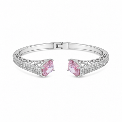 Pink Zirconia Bangle