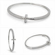 Pave Diamond Nail Bangle