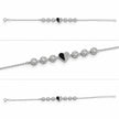Black Heart Sparkle Bracelet